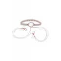 PEACHES ‘N CREAME COLLAR WITH NIPPLE CLAMPS