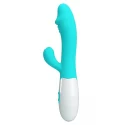 PRETTY LOVE - Snappy light blue, 30 vibration functions