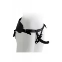 VIRGITE UNIVERSAL HARNESS WITH BLACK DILDO SIZE S BLACK