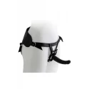 VIRGITE UNIVERSAL HARNESS WITH BLACK DILDO SIZE M BLACK