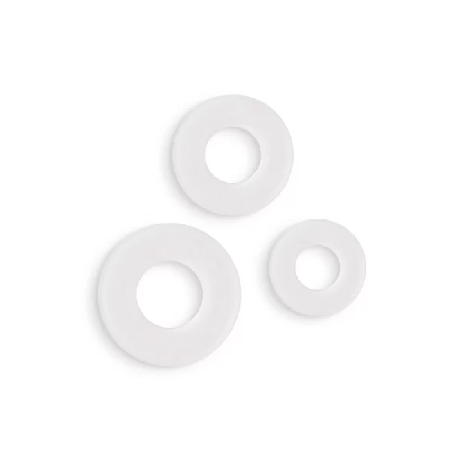 FIREFLY 3PC BUBBLE RINGS WHITE