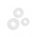 FIREFLY 3PC BUBBLE RINGS WHITE