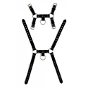 VIRGITE MAN BONDAGE BODY HARNESS MOD. 2 BLACK