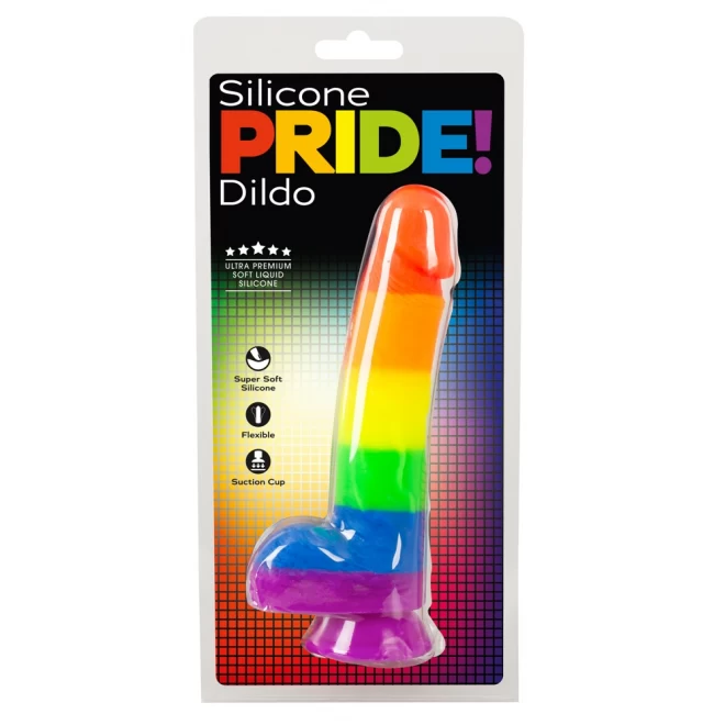 Pride! silicone dildo