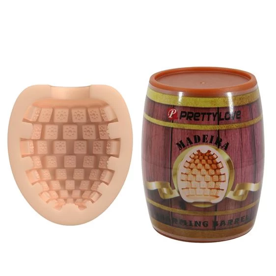 Pretty Love Madeira barrel shaped masturbator