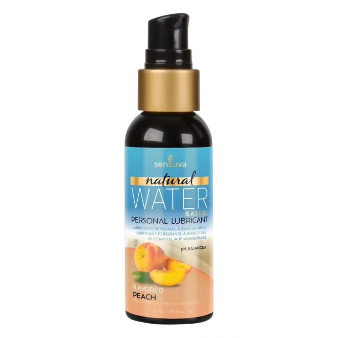 SENSUVA NATURAL WATER-BASED PERSONAL LUBRICANT PEACH 57ML