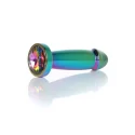 Plug-Jewellery Multicolour Penis PLUG- Clear S