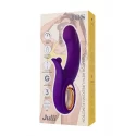 Vibrating roller with Up&Down functions by JOS Julli, silicone, purple, 20.5 cm