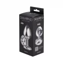 Enlarged Anal Plug Diamond Clear Sparkle XL