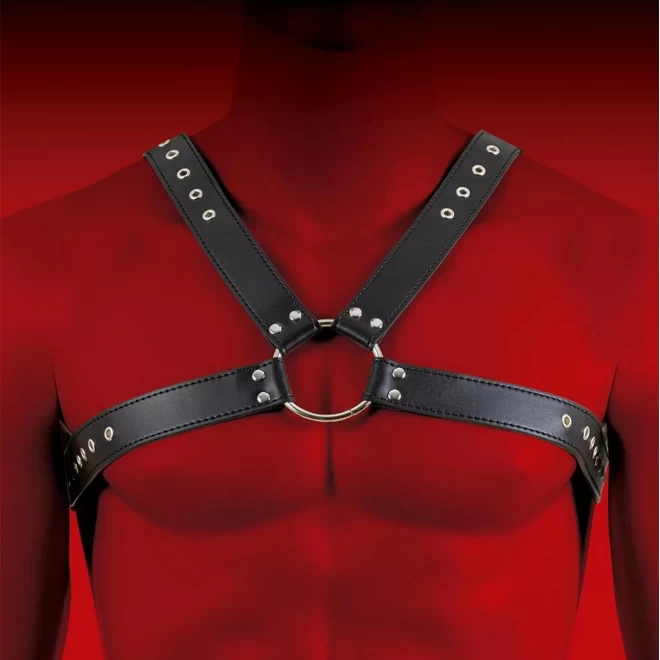 VIRGITE MAN BONDAGE BODY HARNESS MOD. 3 BLACK