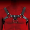 VIRGITE MAN BONDAGE BODY HARNESS MOD. 4 BLACK