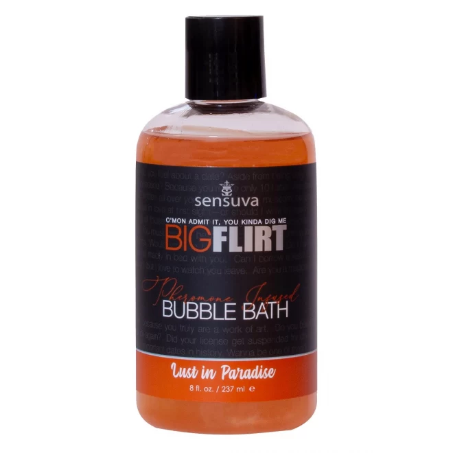 SENSUVA BIG FLIRT PHEROMONE BUBBLE BATH LUST IN PARADISE 237ML