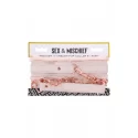 Obroża i smycz Sportsheets Peaches'N Creame Fur