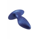 NMC 4.5 INCH SILICONE ANAL PLUG METALLIC BLUE