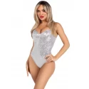 Sequin Boned Crotch Bodysuit