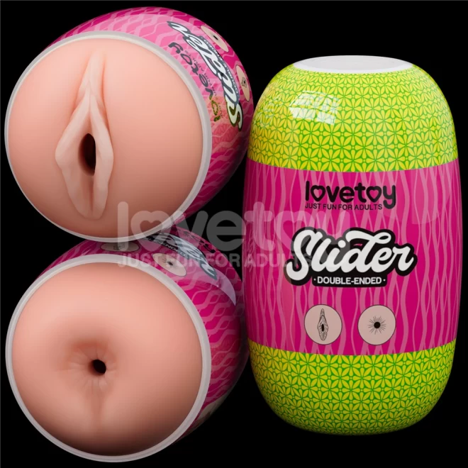 SLIDER DOUBLE-ENDED MASTURBATOR