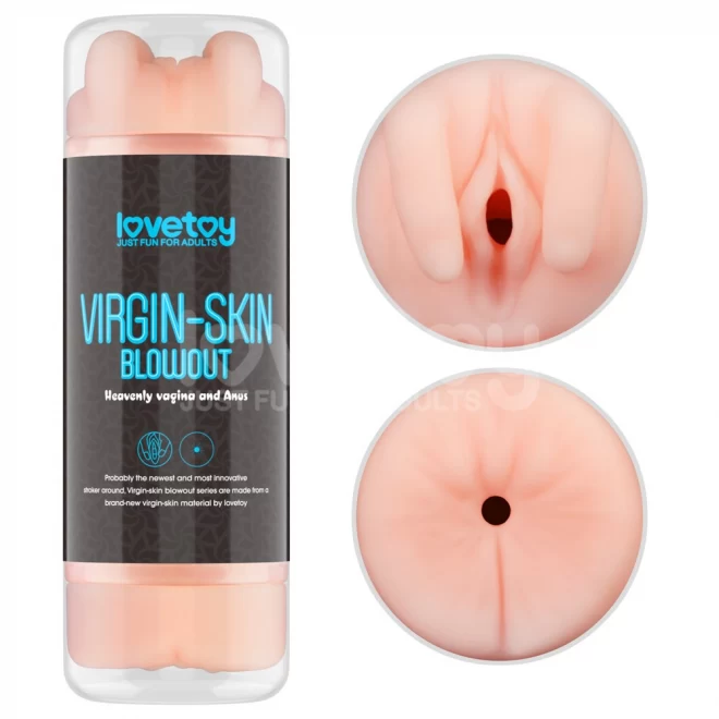 VIRGIN-SKIN BLOWOUT DOUBLE SIDE STROKER