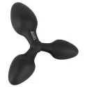 Black velvets triple butt plug