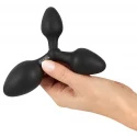 Black velvets triple butt plug
