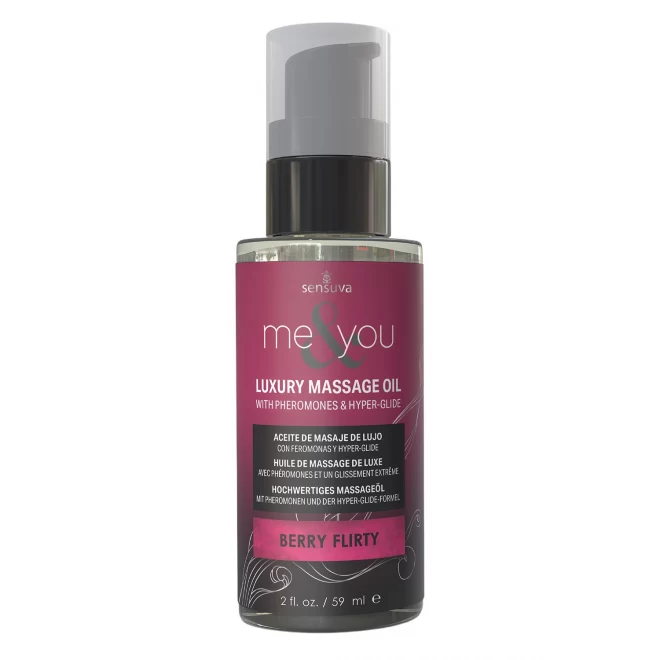 SENSUVA ME AND YOU MASSAGE OIL BERRY FLIRTY 59ML
