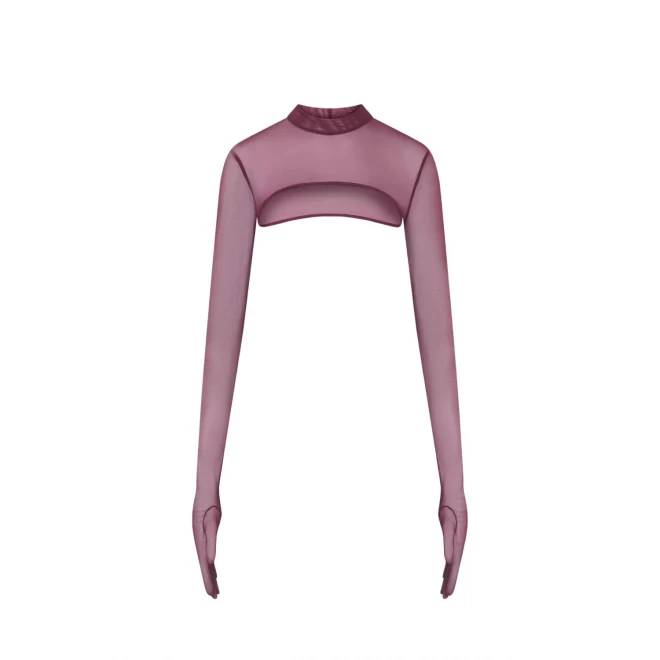 Promees vivien burgundy top xs/s