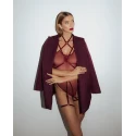 Promees batty burgundy body xs/s