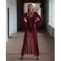 Promees batty burgundy body xs/s