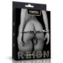 KAJDNAKI REBELLION HEAVY METAL HANDCUFFS (BRONZE)