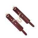 Liebe seele kajdanki wine red handcuffs