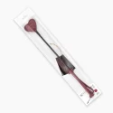 Liebe seele szpicruta wine red rding crop with heart-shape tip