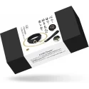 Liebe seele obróżka ze smyczą dark secret curved collar