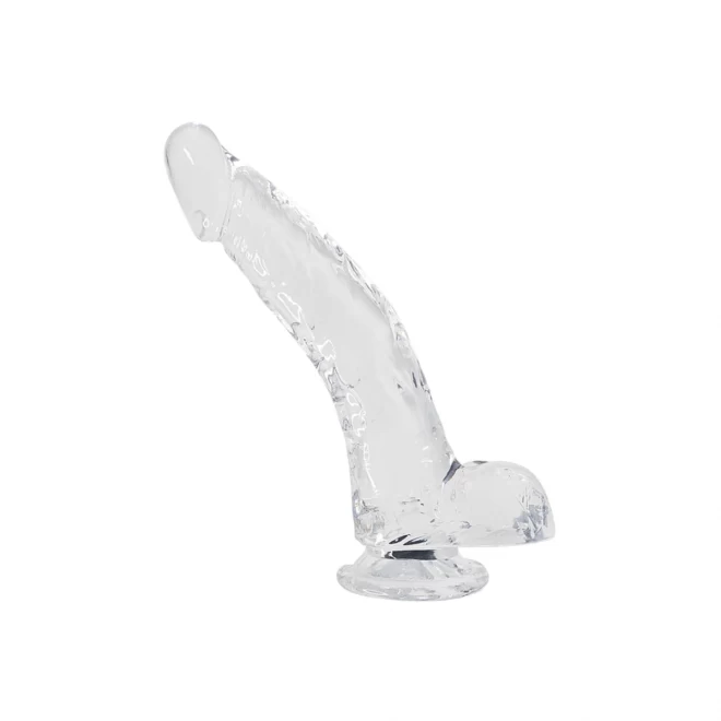 Alive przezroczyste dildo 22 cm stallion jelly dildo