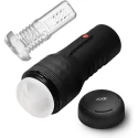Tightening and vibrating masturbator