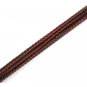 Liebe seele wine red and black leather cat o nine tails whip