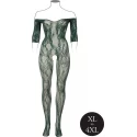 Lace sleeved bodystocking