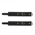 Liebe seele kajdanki black organosilicon ankle cuffs