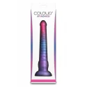 COLOURS STACKED 9 INCH DILDO RED/GOLD