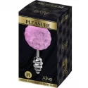 Alive korek analny z ogonkiem metal anal fluffy twist plug lila m