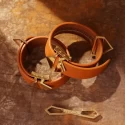 Lockink kajdanki ankle and wrist cuffs set black