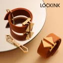 Lockink kajdanki ankle and wrist cuffs set black