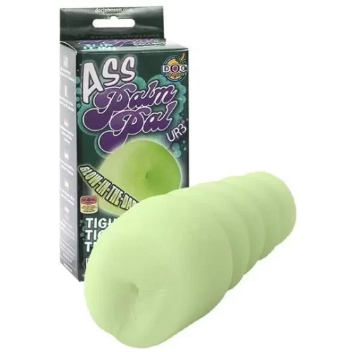 Święcący w ciemności masturbator UR3 PALM PALS ASS