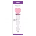 Szklane dildo z serduszkiem Crystal Heart Of Glass