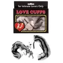Czarno-białe kajdanki Love Cuffs