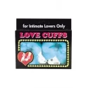 Błękitne kajdanki z futerkiem Love Cuffs