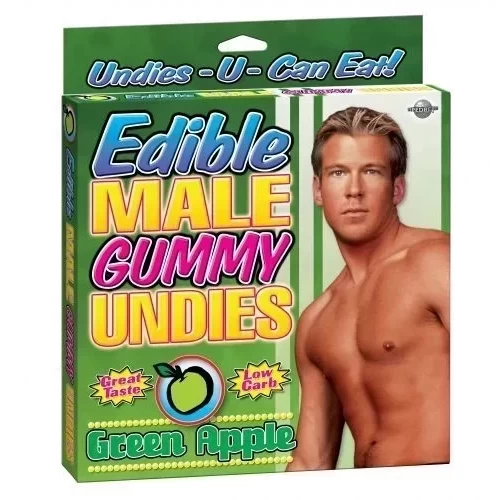 Jadalne majteczki męskie o smaku zielonego jabłka Edible Male Undies