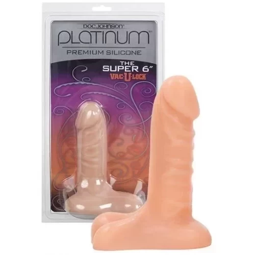 Wymienny realistyczny penis do Strap-On The Super 6 Vac-u-Lock