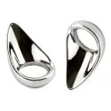 Chromowany pierścień na penisa Teardrop Chromed 45mm