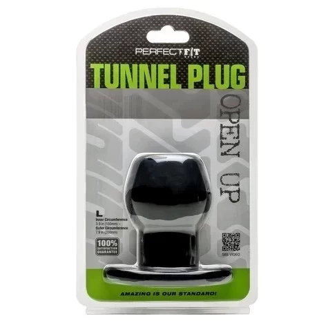 Korek analny Ass Tunnel Plug Silicone Tpr Large - Black.