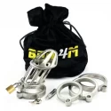 Klatka na penisa Bon4 Stainless Steel Chastity Cage Medium / Large - Hinged.