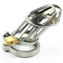 Klatka na penisa Bon4 Stainless Steel Chastity Cage Medium / Large - Hinged.